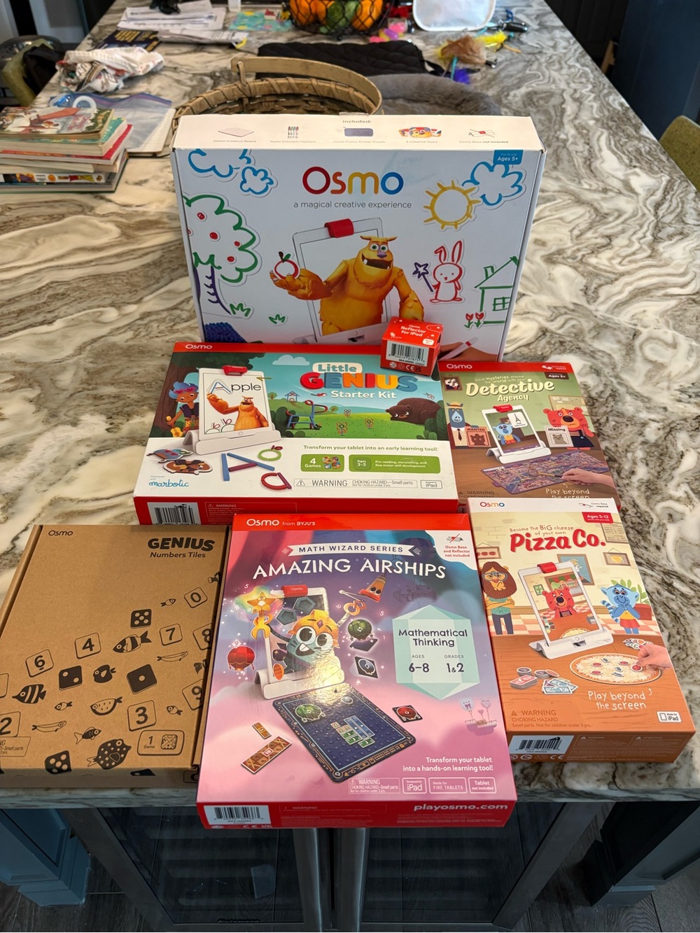 Osmo Kids Learning Games Bundle - Red and White